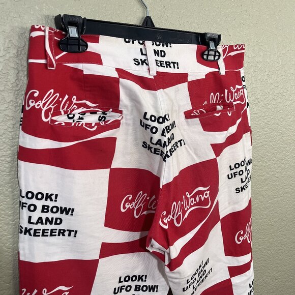 Golf Wang Coco Cola UFO Chino Pants Size 32 - Picture 8 of 11